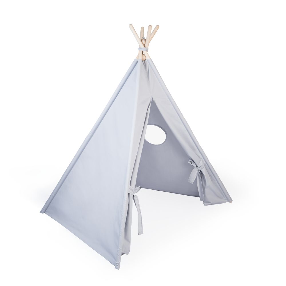 MAMOI® Tipi tente pour enfant, Teepee interieur pour bebe et enfants, Tipee cabane sensorielle pour chambre bébé, Tipis avec tapis, Tente de jeux pour fille et garcon-0